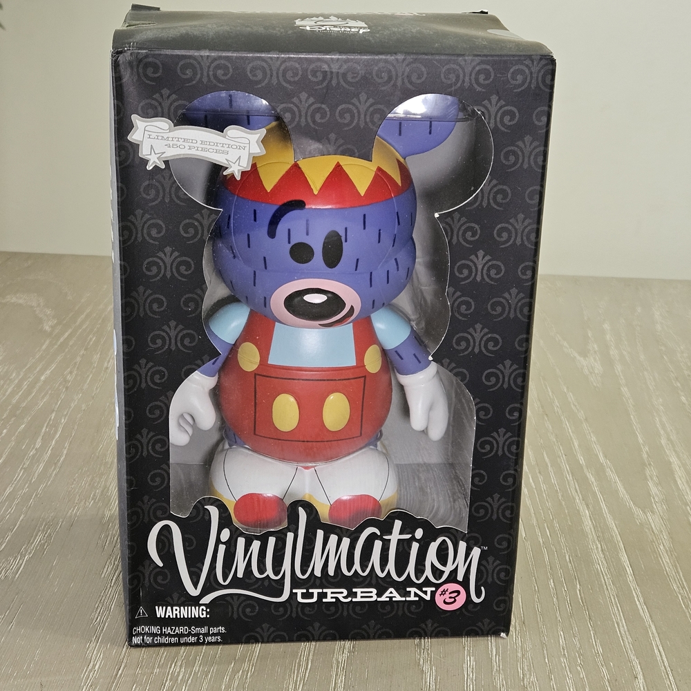 Disney Vinylmation 9'' inch Urban Series 3 Mickey Limited 450 Pieces LOOSE